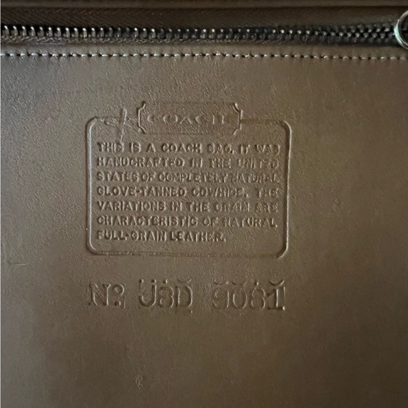 Vintage COACH Tribeca satchel (tan) #9081 - Picture 3 of 6